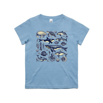 Vintage Sea Animals - Youth Tee Thumbnail