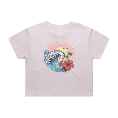 Stay Wild Ocean Child - Crop Tee Thumbnail